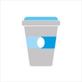 paper cup coffee icon vector illustration Royalty Free Stock Photo